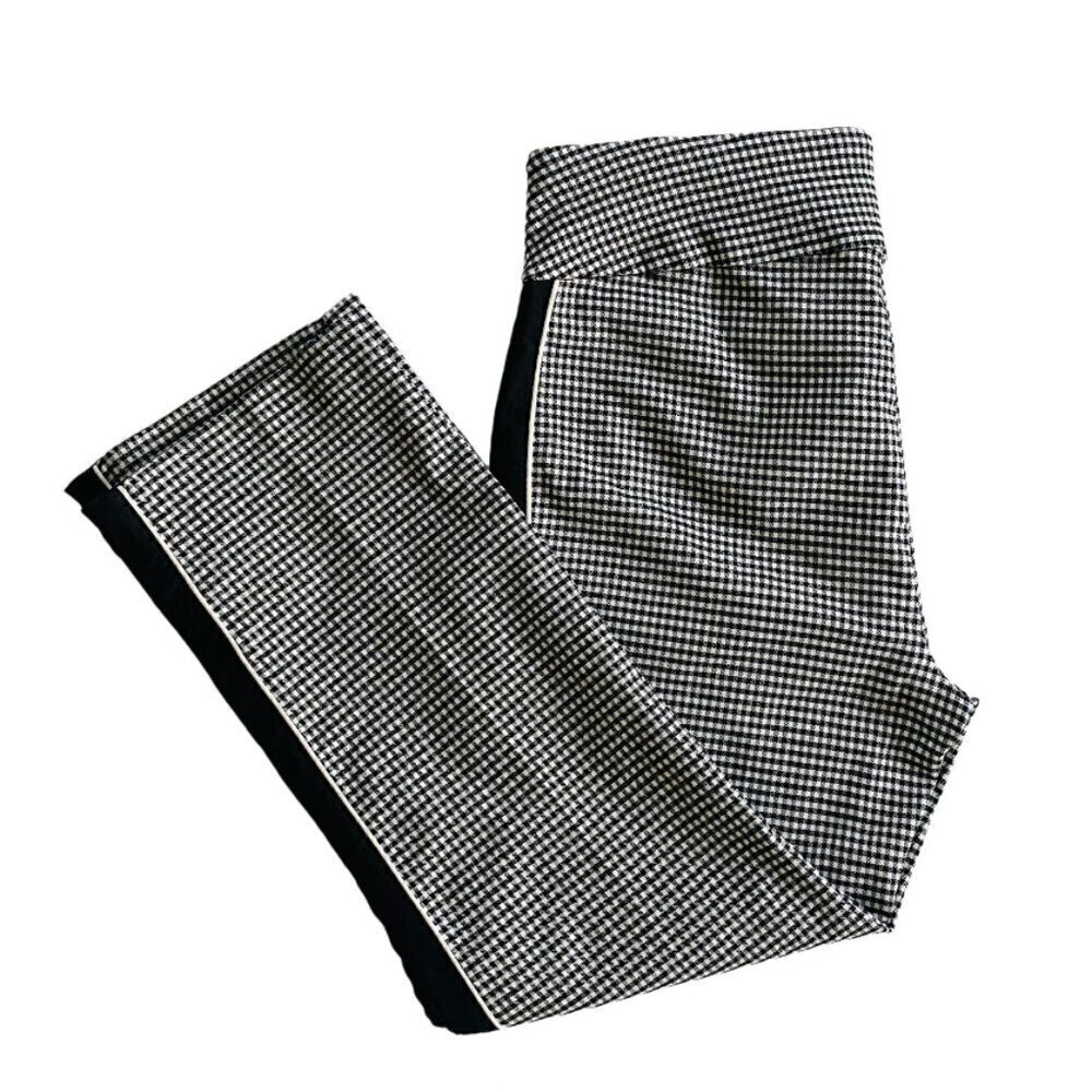 Melanie Lyne Gingham High Waist Stretch Cropped Pants​​​​​​​​​​